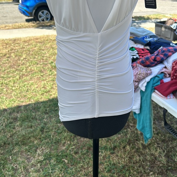 Express White bathing suit high legs - Picture 6 of 17